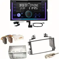 JVC KW-DB95BT Bluetooth Digitalradio Einbauset für Kia Sportage JE Rio JB