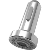 Markenlos Küchenarmatur Duschkopf - 1 Strahl einstellbar - ausziehbar - Küchenaccessoire - Chromoberfläche - einfache Montage - wassersparendes Design