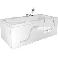 SeniorBad GmbH Seniorenwanne mit Tür S17-EH-L 150x75