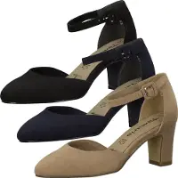 Tamaris 1-24412-24 Damen Spangenpumps Pumps Bockabsatz, Größe:37 EU, Farbe:Rosa