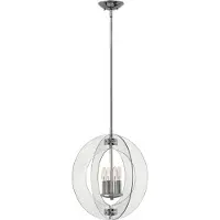 Elstead Lighting Elstead Solstice Kronleuchter E14 4-fach Poliertes Chrom