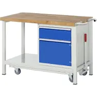 RAU Werkbank absenkbar 8152, B 1250 x T 700 x H 880 mm