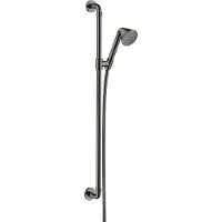 Hansgrohe Brauseset AXOR designed by Front polished black chrome polished black chrome