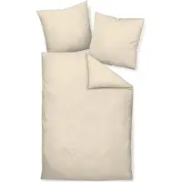 Janine Design Mako-Satin-Bettwäsche-Garnitur 31001 Colors Farbe creme Größe 240x220 + 2x 80x80