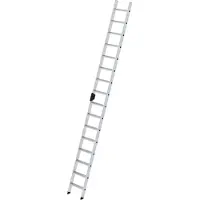 MUNK Günzburger Steigtechnik MUNK Stufenanlegeleiter mit Ergo-Pad ohne Traverse 16 Stufen