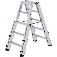 Proregal Stufen-Stehleiter treppengängig 2x5 Stufen