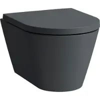 Laufen Kartell Wand-WC COMPACT, Tiefspüler, spülrandlos, 490x370x285mm, H8203337580001
