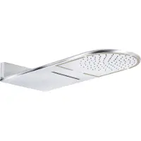 Kludi A-QA Kopfbrause, Metall-Kopfbrause, Ø 250 mm, mit 2 Strahlarten, 6488005-00, Farbe: Chrom