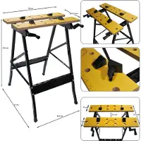 Helo Spanntisch Werkbank Arbeitstisch Werktisch mobil klappbar Schraubstock B2 100kg