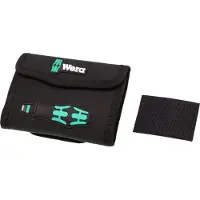 Wera 9425 Falttasche für bis zu 11-teilige Kraftform Kompakt Sätze, leer, Schwarz, Textil, China, 230 mm, 144 mm, 28 mm