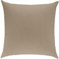 Sunnypillow Dekokissen für Gartenmöbel, Palettenmöbel - Deko Kissen mit Reißverschluss 50 x 50 cm - Sofakissen mit Füllkissen - Kissen für Couch - Bequeme Zierkissen Beige