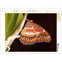 CALVENDO Puzzle Bortenfalter (Cethosia biblis) | 1000 Teile Lege-Größe 64x48cm Foto-Puzzle für glückliche Stunden