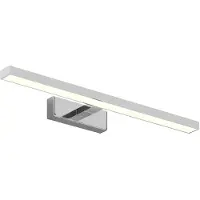 LINDBY Jukka LED Wandleuchte L60 Chrome - , Jukka, Metallisch, für Badezimmer, Aluminium, Modern