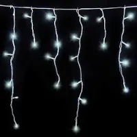 Gartenpirat LED-Eisregen-Lichterkette LED Beleuchtung Lichterkette Eisregen : Kaltweiß : 4,2 m
