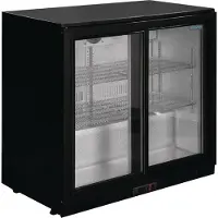 Polar Serie G Barkühlschrank mit 2 Schiebetüren 198L