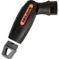 Projahn Multi-Griff, für Säbelsägeblatt, 1/2" + 1/4" Aufnahme, abwinkelbar, drehbarer Befestigungsring, schwarz