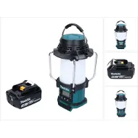 Makita DMR 055 F1 Akku Radio 18 V FM mit Laterne 360° Taschenlampe + 1x Akku 3,0 Ah - ohne Ladegerät