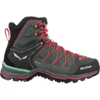 Salewa Wanderschuh Women Mountain Trainer Lite Mid Gore-Tex Feld Green Fluo Coral-Schuhgröße 37
