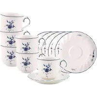 Villeroy & Boch Vieux Luxembourg Espressotasse mit Untertasse 70 ml 6er Set