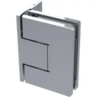 COLCOM Duschtür Scharnier 8500N 90 Grad Glas-Wand, Messing verchromt poliert