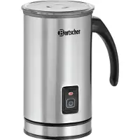 Bartscher MS600, Automatic milk frother/warmer, Schwarz, Silber, Edelstahl, 150 ml, 400 ml, 0,6 l
