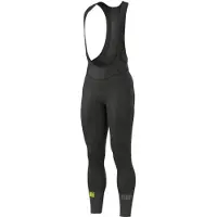 ALÉ Lange Fahrradhose mit Trägern - R-EV1 CLIMA WARM - Gelb L