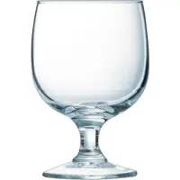 Gastronoble 12 Arcoroc Amelia Gehärtete Weingläser 25cl - Glas - dicker, kurzer Stiel