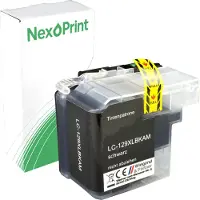 NexoPrint Druckerpatrone kompatibel zu Brother LC-129XLBK schwarz MFC-J 6920 DW MFC-J 6720 DW MFC-J 6520 DW