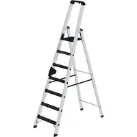 Proregal Stufen-Stehleiter 250 kg einseitig begehbar mit clip-step R13 7 Stufen