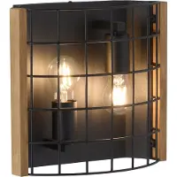 JUST LIGHT Wand- und Deckenleuchte DRAIN Schwarz Wohnbereich, z.B. Wohnzimmer, Esszimmer, Schlafzimmer, Flur