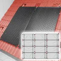 Roth SET Solar Schwimmbadabsorber HelioPool S I 3 x 4 Stk waagerecht I 14,4 qm I bis 48 cbm Wasservolumen