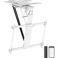 My Wall HL 47 MWL TV Deckenhalter klappbar motorisiert 32 - 75 Zoll Fernseher Smart Home weiß