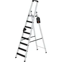 Proregal Stufen-Stehleiter einseitig begehbar mit clip-step relax 9 Stufen