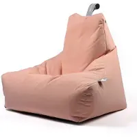 Extreme Lounging - b-bag mighty-b pastell - sitzsack für erwachsene - innen und außen - uv- und wasserfest - pastell orange