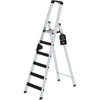 Proregal Stufen-Stehleiter einseitig begehbar mit clip-step relax 6 Stufen