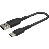 Belkin CAB002BT0MBK, 0,15 m, USB A, USB C, Schwarz