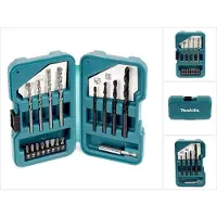 Makita D-40216 Bit & Bohrer Set 17 tlg. im Kunststoffkoffer