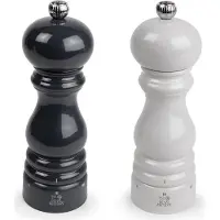 Peugeot Mühlenset PARISRAMA uSelect 18cm Pfeffermühle Schiefergrau Salzmühle Perlgrau
