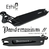 Ethic Dtc Pandemonium V2 Stunt-Scooter Deck Schwarz Matt 460mm