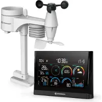 Bresser Komfort Profi Wetterstation Funk mit 5 in 1 Außensensor
