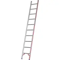 Hymer Sprossenanlegeleiter, 10 Sprossen, Länge 3,01 m, Reichhöhe 3,91 m, Gewicht 5,2 kg