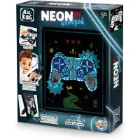 Buki France Buki Neonrahmen Gamepad Bastelset mit Lichteffekten für Kinder