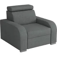 Mirjan 24 Sessel Oslo 1, Polstersessel, Wohnzimmer Kollektion, Stilvoll, 1-Sitzer Relaxsessel (Farbe: Crown 18)