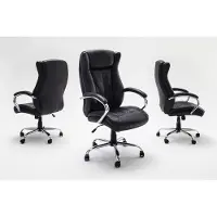 MCA Furniture Chefsessel Porter Schwarz, 68 cmx73 cmx116-126 cm kaufen