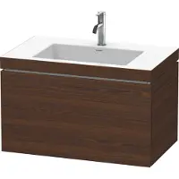 Duravit Waschtischunterschrank c-bonded L-Cube 80x48cm, 1 HL, N geb., 1 Ausz., wandhängend