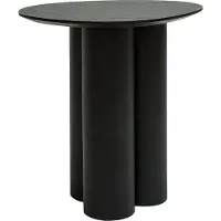Miliboo - Design-Beistelltisch Schwarz HOLLEN