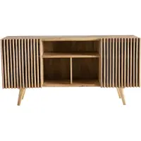 Miliboo - Sideboard mit Schiebetüren ALBA aus massivem Mangoholz