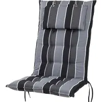 Sun Garden Auflage Hochlehner Monte 20208-710 grau gestreift 119x50x8 cm
