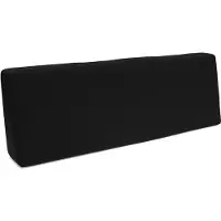 Pokar Palettenkissen Palettenauflagen mit abnehmbarem Bezug Palettensofa, Größe:Rückenkissen 120 x 40, Farbe:Schwarz - Wasserdicht