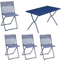 Lafuma Balcony Balkonmöbel-Set 5tlg. Batyline/Stahl 4 Personen